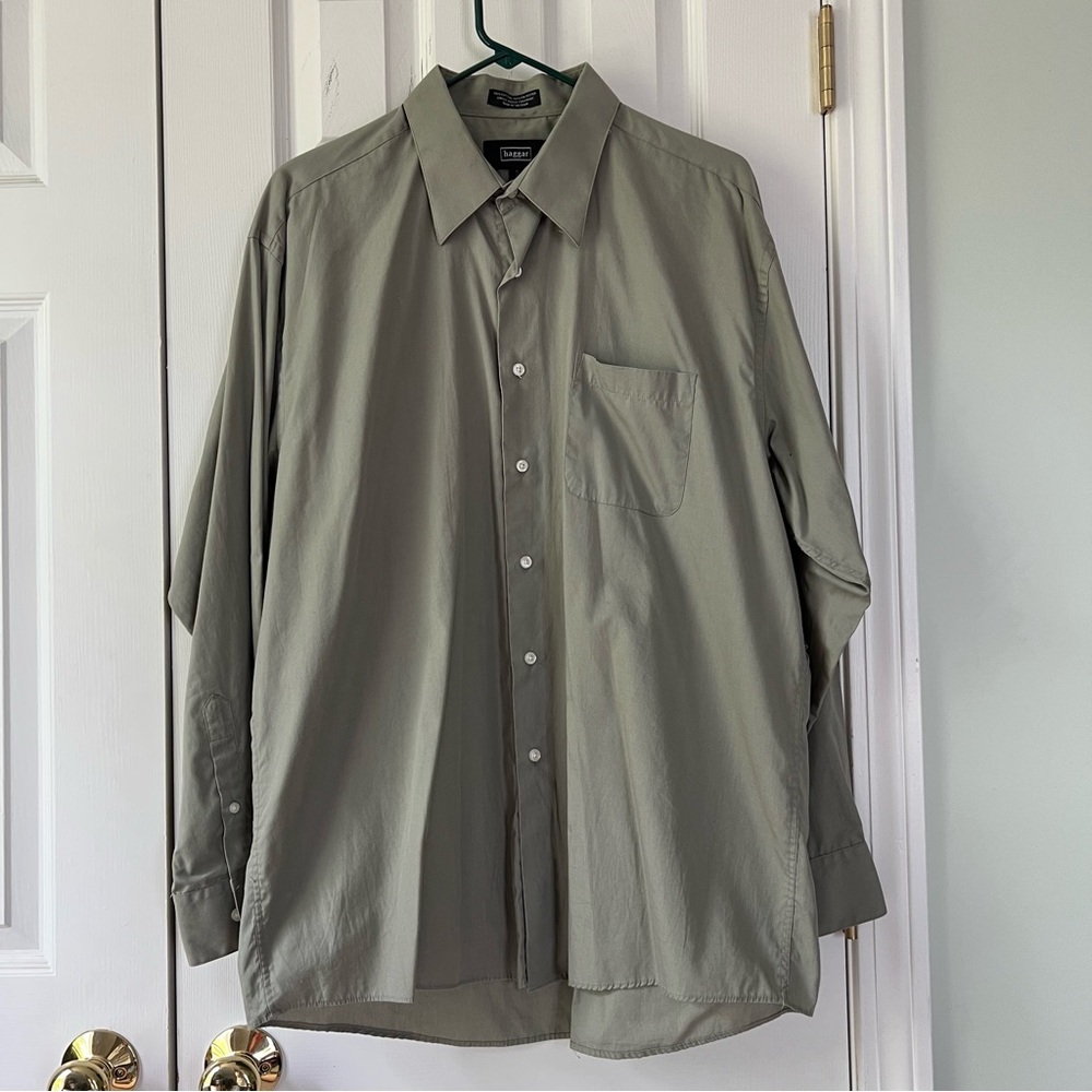 Haggar Sage Green Men's Shirt
